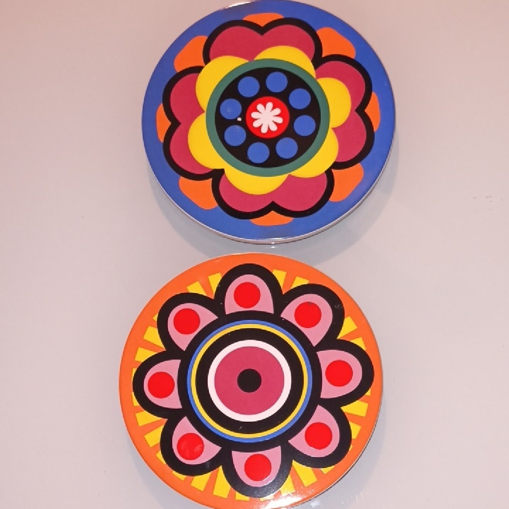 Set Of Two Vintage Avon President's Club Ceramic Trivets